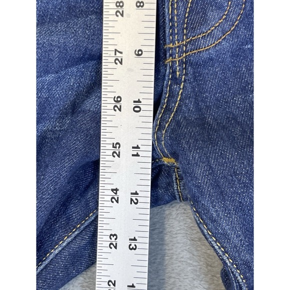 Hollister Jeans Mens 38x32*** Blue Denim Boomer Low Rise Slim Bootcut Button Fly - Picture 5 of 12